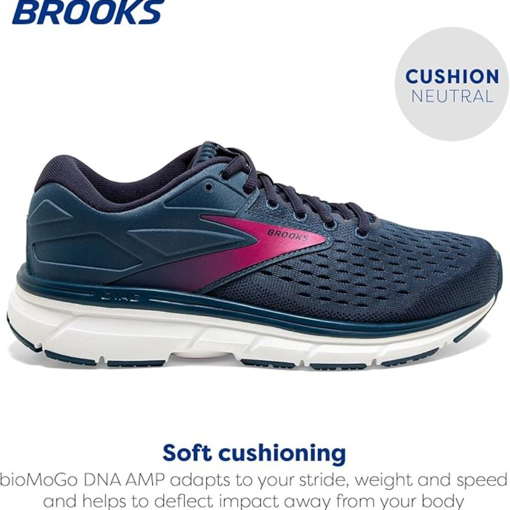 NIB NEW Brooks Dyad 11 Sneakers sz 12 W Blue Running Walking Shoes Wide